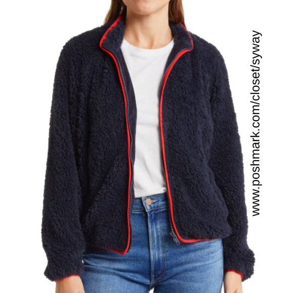 MOTHER Teddy Funnelneck Zip Jacket In Teatime Traveler - Picture 1 of 16